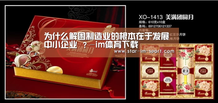 为什么解困制造业的根本在于发展中小企业 ?-im体育下载(图3) im体育官网