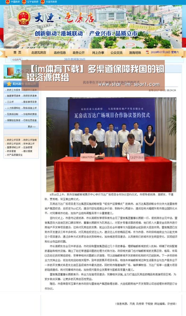 【im体育下载】多渠道保障我国的铜铝资源供给(图3) im体育下载